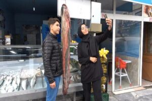 DÜZCE (İHA) – Düzce’de yaklaşık 1 metre 60 santimetre boyunda