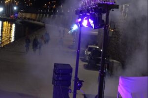 Bartın’ın Amasra Limanı’na 25’inci kez yanaşan kruvaziyer, ilk kez gece