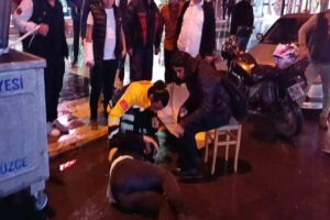 Düzce’yi etkisi altına alan sağanak yağış kazaları da beraberinde getiriyor.