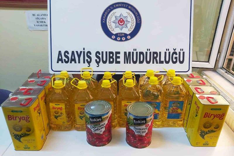 Karabük’te okulun mutfağından malzeme çalan ve 9 ayrı suçtan sabıkası