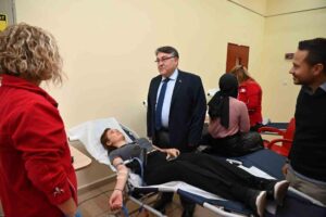 ZBEÜ Rektörü Prof. Dr. İsmail Hakkı Özölçer, Ahmet Erdoğan Sağlık