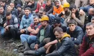 Zonguldak’ın Kilimli ilçesinde, alacakları ödenmeyen maden işçileri, haklarını talep etmek