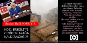 19 Kasım’da Kdz. Ereğli’nin yaşadığı durumu kendi sesiyle özetleyen bir video