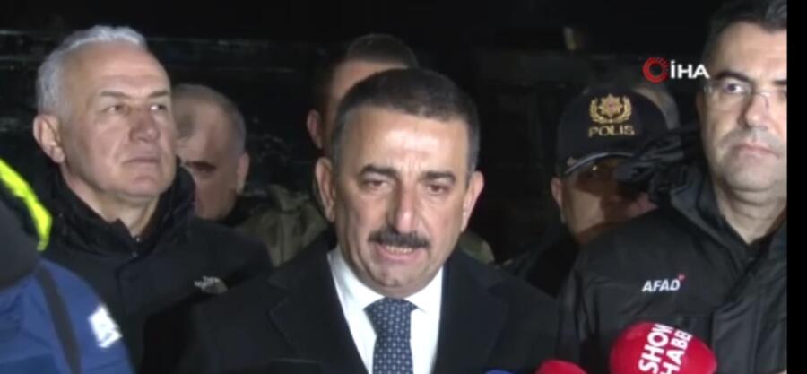 Zonguldak Valisi Osman Hacıbektaşoğlu: “Arkadaşlarımız geminin yaşam alanlarına girmeyi başardılar”