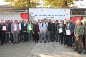DÜZCE(İHA) – Düzce’de arı yetiştiriciliğinin geliştirilmesi ve arı sağlığının korunması