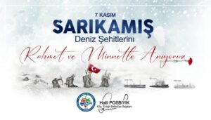 Kdz. Ereğli Belediye Başkanı Halil Posbıyık, Sarıkamış şehitlerini andı. Başkan