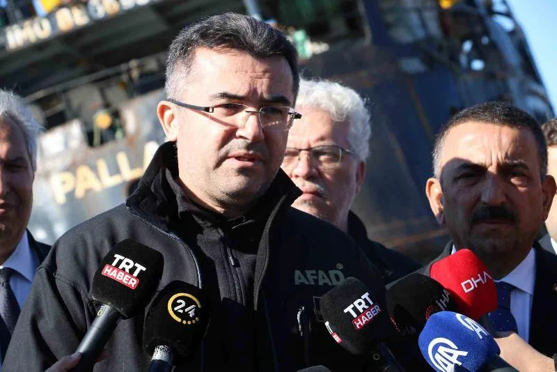 AFAD Başkanı ve Zonguldak Valisi batan gemiyle ilgili son durumu aktardı