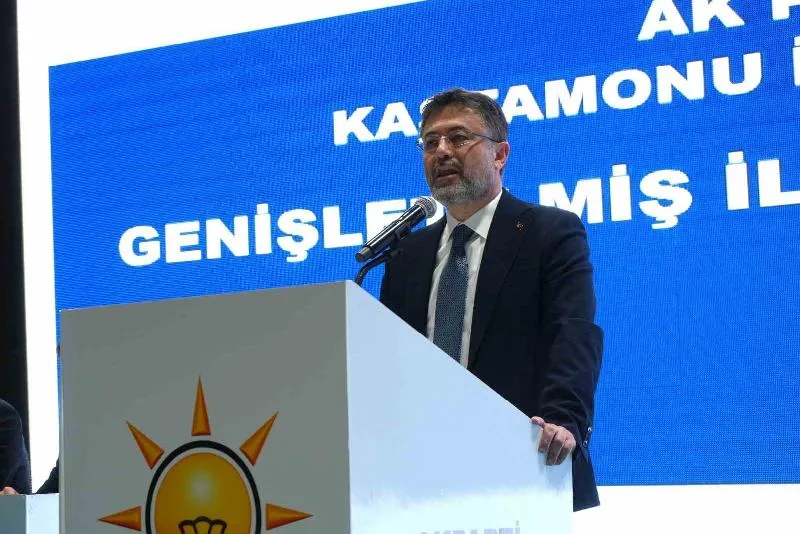 Kastamonu’da konuşan Tarım ve Orman Bakanı İbrahim Yumaklı, 31 Mart