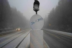 Türkiye’nin en önemli geçiş güzergahlarından biri olan Bolu Dağı’nda sabah