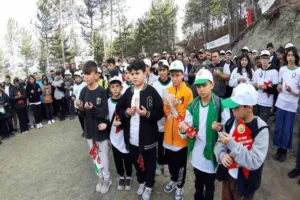Bolu’da 11 Kasım Milli Ağaçlandırma Günü dolayısıyla 83 farklı noktada