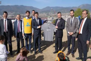 Türkiye İzcilik Federasyonunun düzenlediği "Asrın Dayanışması Yaz İzcilik Kampı"na katılan