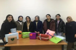 DÜZCE(İHA) – Gençlik Spor Bakanlığı Düzce yurdunda kalan gönüllü gençler