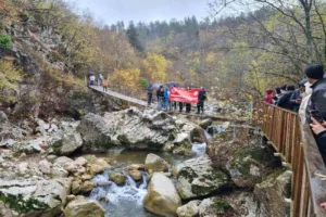 Kastamonu’nun Pınarbaşı ilçesinde 3 kilometrelik yürüyüş parkuru ile doğal akvaryum