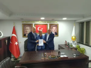 AK PartiKdz. Ereğli  İlçe Başkanlığı’na giden Sağlam, Kandilli Belediye başkan