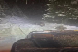 Karabük’ün Safranbolu ilçesindeki yüksek kesimlerde etkili olan kar yağışı sonrası