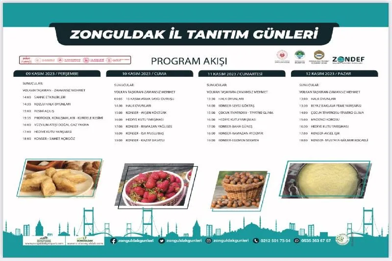 Zonguldak Tanıtım Günleri’nin program akışı belli oldu