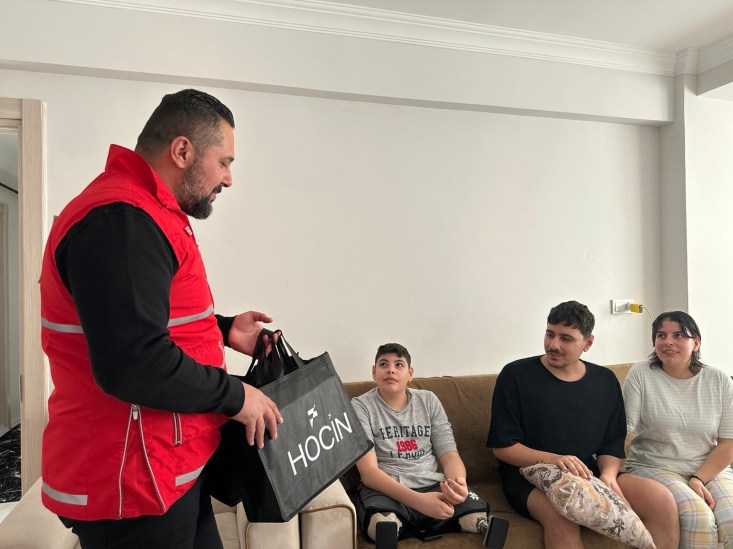 Türk Kızılayı Kdz. Ereğli Şubesi deprem nedeniyle Hatay’dan Ereğli’ye taşınan