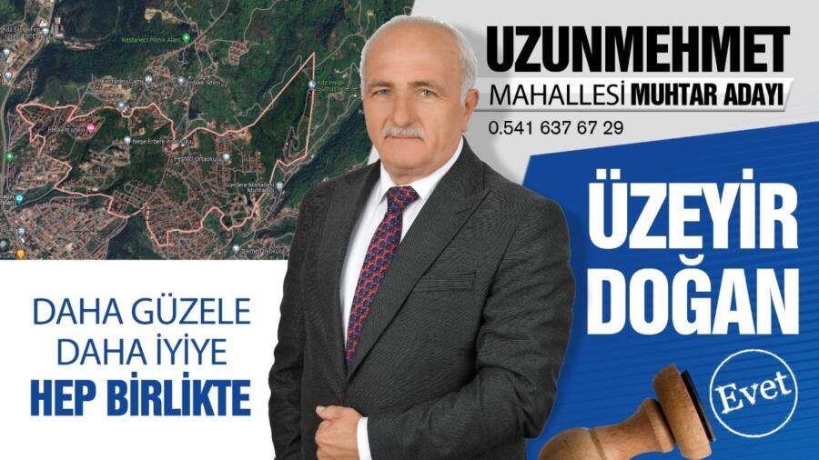31 Mart 2024 tarihinde yapılacak olan mahalli idareler seçiminde, Kdz.Ereğli Uzunmehmet Mahallesinde
