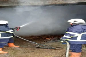 Kastamonu’da bir köyde çıkan yangında alevlere teslim olan ve ahır