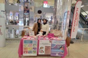 DÜZCE(İHA) – Düzce İl Sağlık Müdürlüğü ekipleri alışveriş merkezinde stant