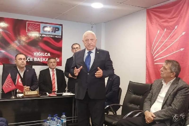 Yığılca İlçesi’nde CHP Düzce Milletvekili Talih Özcan’ın CHP belediye başkan
