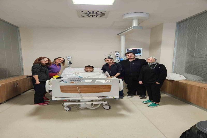 Kastamonu’da kalp iç zarı iltihabı sebebiyle felç geçiren 24 yaşındaki
