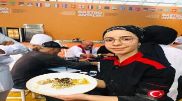 Üniversite öğrencileri, “Gastro Antalya” yarışmasında 4 altın madalyanın sahibi oldu