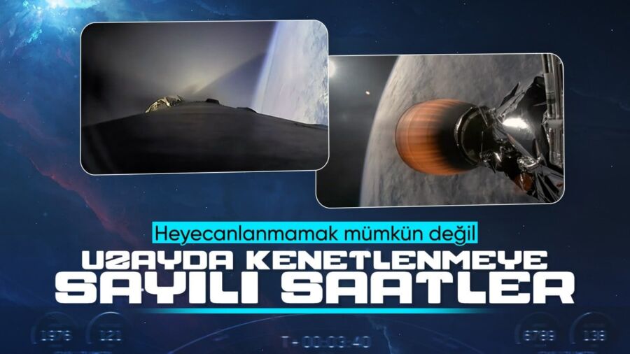 Alper Gezeravcı’nın da içinde bulunduğu Ax-3 ekibi, öğle saatlerinde Uluslararası