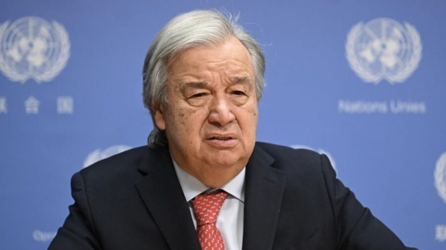 Birleşmiş Milletler Genel Sekreteri Antonio Guterres, Orta Doğu’da yaşanan şiddet