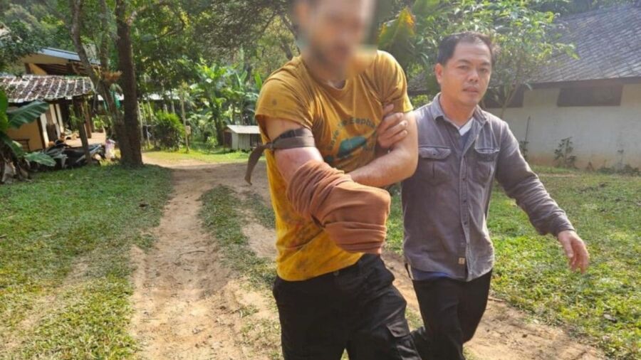 Tayland’ın Chiang Mai kentinde bulunan bir yaban hayatı koruma merkezinde