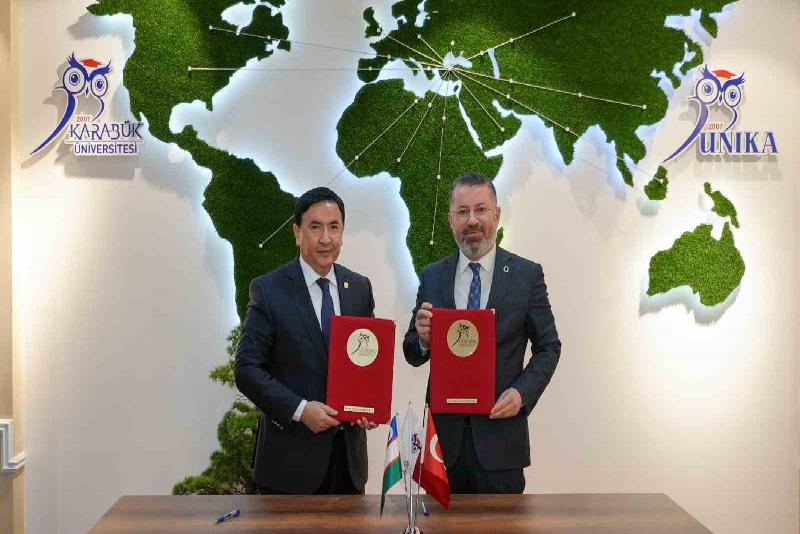 Karabük Üniversitesi (KBÜ) ile Özbekistan’da bulunan Nevai İnovasyon Üniversitesi arasında