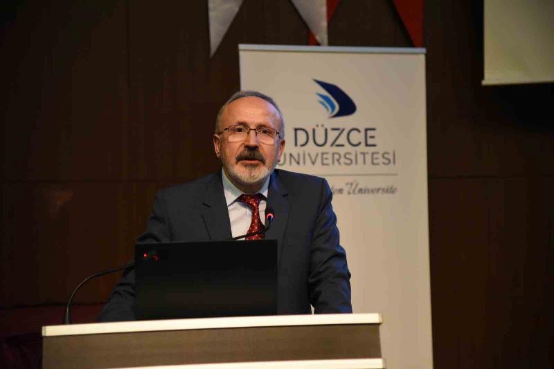 DÜZCE(İHA) – Düzce Üniversitesi tarafından düzenlenen programda konuşan Ontario Teknik
