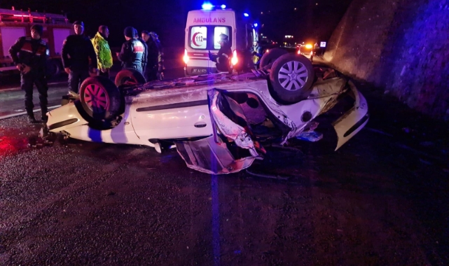 Zonguldak-Ankara kara yolunda meydana gelen feci bir kaza, 16. kilometrede