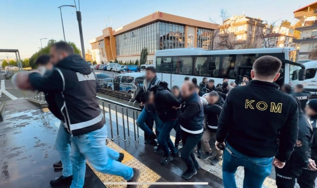 Zonguldak ve Ankara’daki eş zamanlı tefeci operasyonunda adliyeye sevk edilen