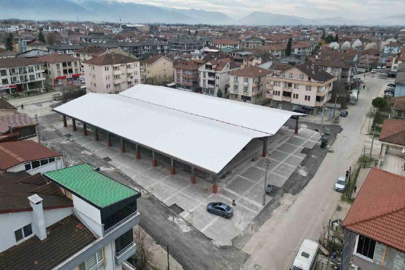 Düzce Belediyesi’nin öz kaynakları ile Hamidiye Mahallesi’nde yapımı devam eden