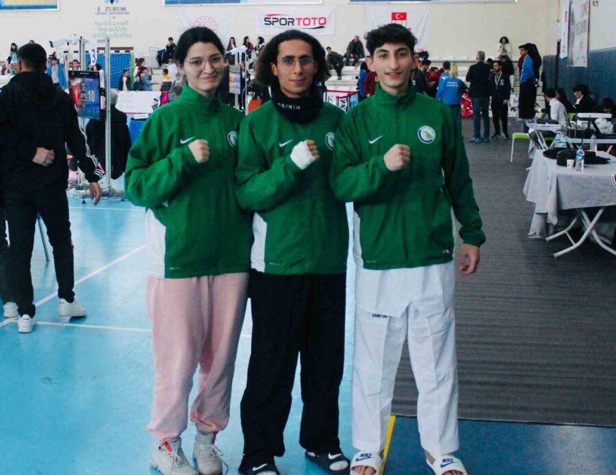 Erzurum’da düzenlenen Üniversiteler Arası Türkiye Taekwondo Şampiyonası’nda Düzce Üniversitesi, sportif