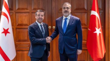 Türkiye Dışişleri Bakanı Hakan Fidan, KKTC Dışişleri Bakanı Ertuğruloğlu ile Görüşme Gerçekleştirdi