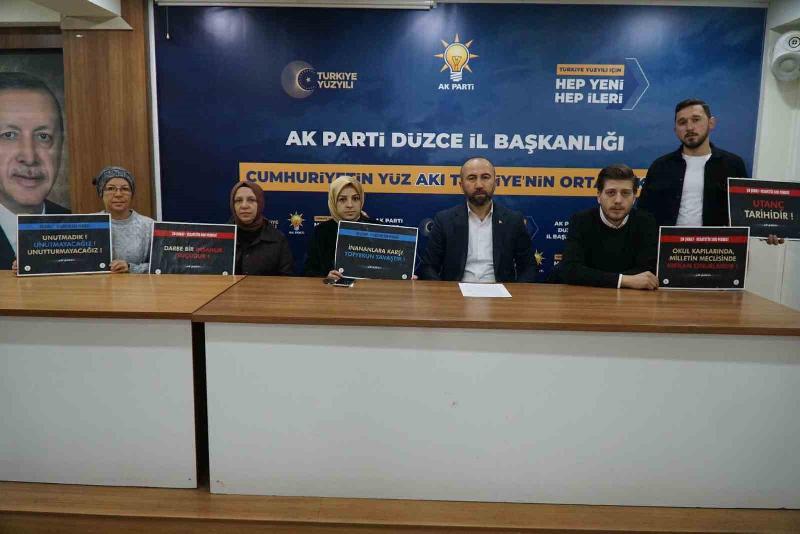 DÜZCE(İHA) – AK Parti Düze İl Başkan Yardımcısı ve İnsan