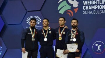 BARÜ’lü milli halterci Kaan Kahriman, Avrupa Şampiyonu oldu