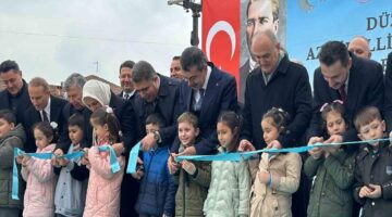 Düzce’de hayırseverlerin desteğiyle yapılan Azmilili İlkokulu açıldı