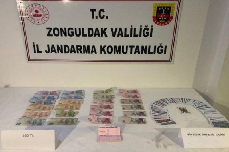 Zonguldak İl Jandarma Komutanlığı, Kdz. Ereğli ilçesinde bir kıraathanede kumar