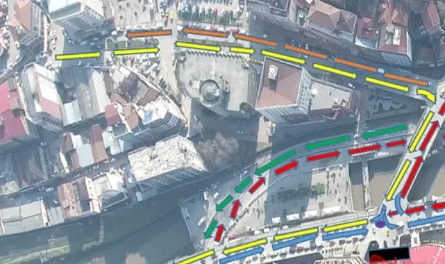 Zonguldak Valiliği tarafından yapılan açıklamada, Ayyıldız Kavşağı-Gazipaşa Caddesi Ulucami aralığına