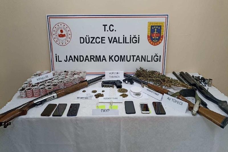 DÜZCE(İHA) – Düzce’de Jandarma ekipleri tarafından son bir hafta içerisinde