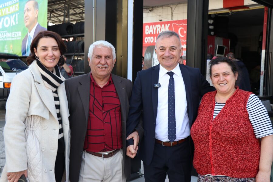 Kepez Mahallesi’nde seçim gezisine çıkan Kdz. Ereğli önceki dönem belediye
