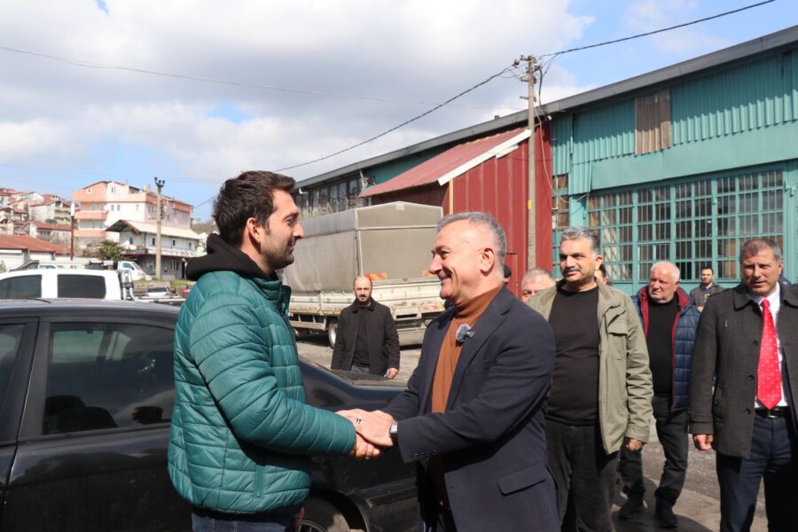 Kdz. Ereğli Kışla Küçük Sanayi sitesinde faaliyet gösteren esnaflar kendilerini