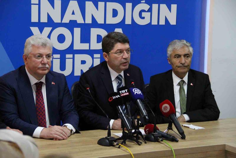 Çankırı’da konuşan Adalet Bakanı Yılmaz Tunç, muhalefeti eleştirerek, “Bunlar iktidar