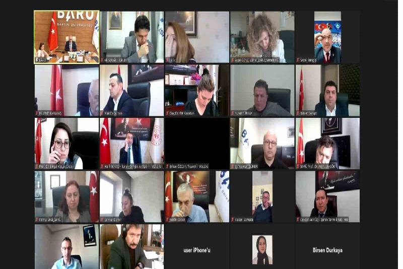 Bartın Üniversitesinde (BARÜ) gerçekleştirilen Danışma Kurulu toplantısında iç ve dış