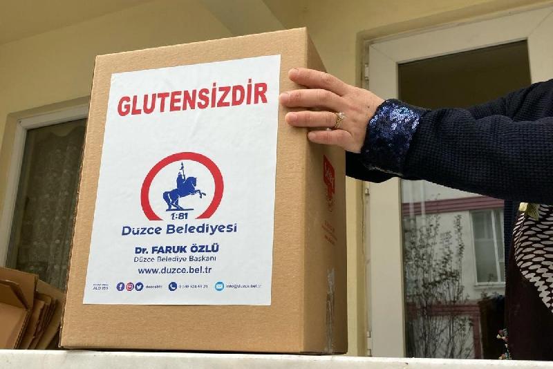 Düzce Belediyesi, Ramazan ayı nedeniyle Çölyak hastalarına özel hazırlanmış gıda