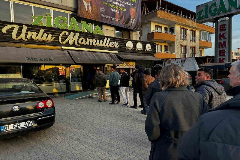 DÜZCE(İHA) – Düzce’de Ramazan ayının ilk gününde iftara dakikalar kala