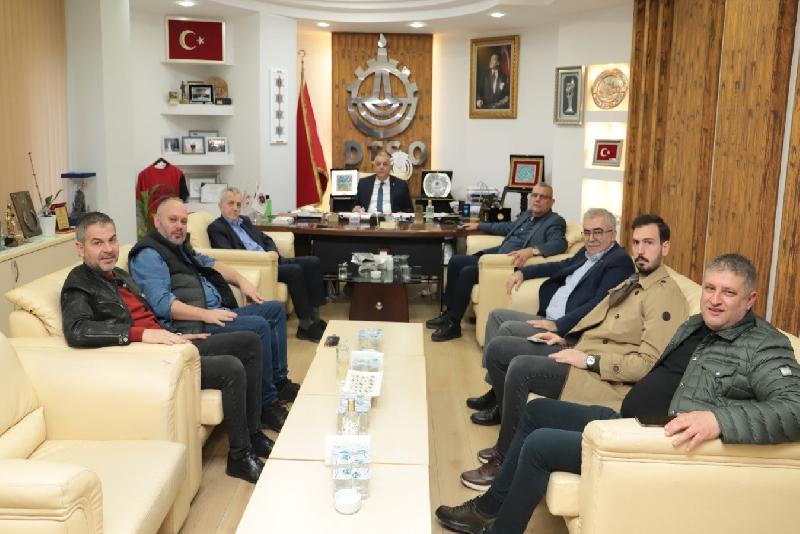 DÜZCE(İHA) – Düzce Ticaret ve Sanayi Odası (TSO) Yönetim Kurulunun